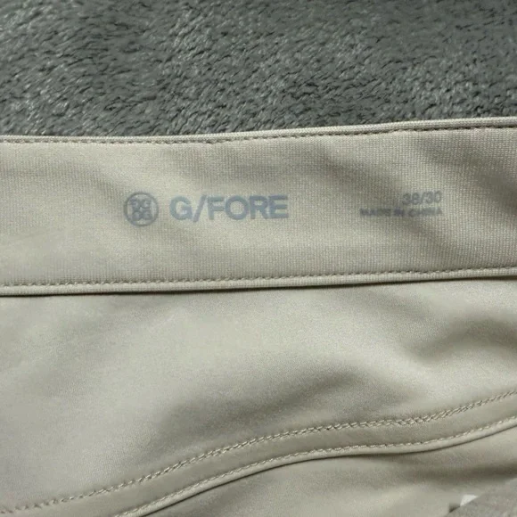 G/Fore 5 Pocket 4-Way Stretch Straight Leg Golf Pant Men's 38x28 Stone Beige